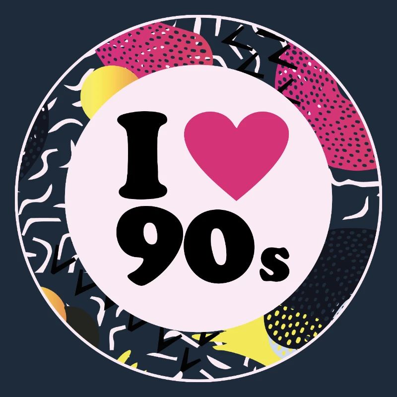 I ♥ 90s – Nostalgic retro design