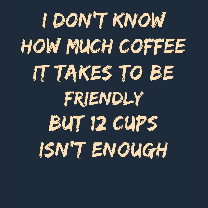 T-shirt de citation de gentillesse caféinée