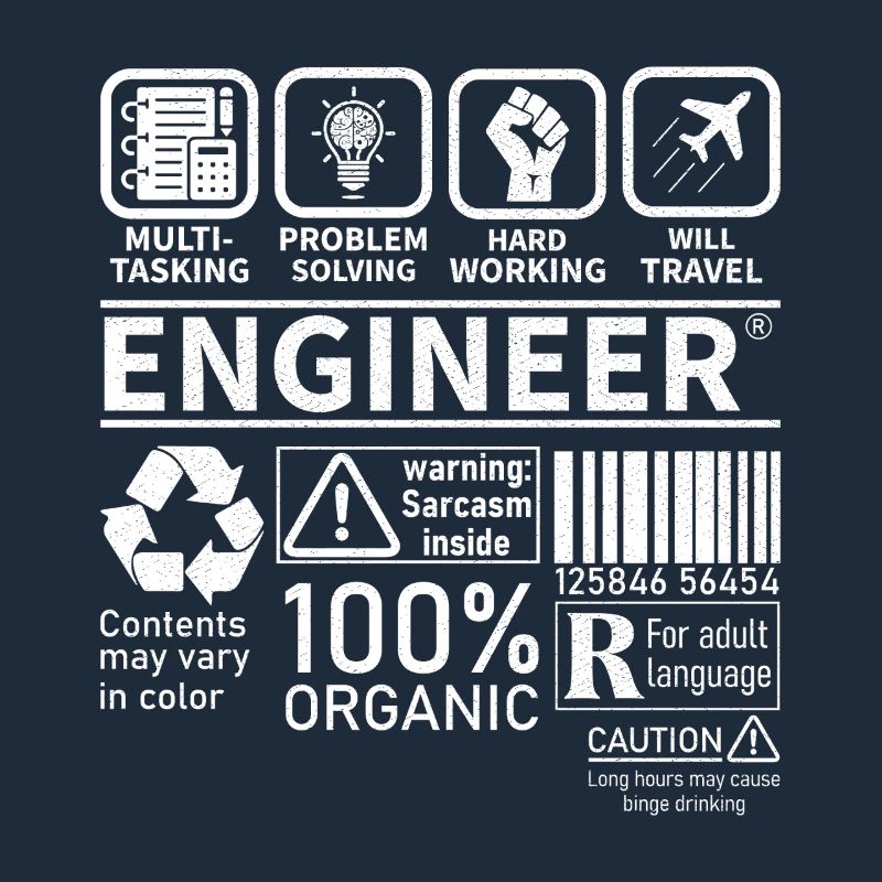 engineer multitasking problem solving hard working
