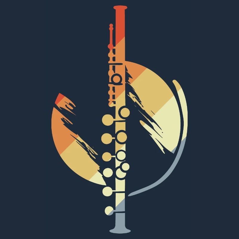 Retro Flutes Sketch