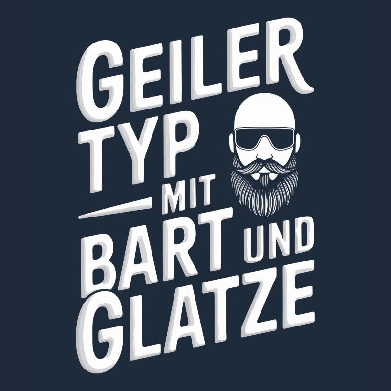 guy with beard & bald head beard wearer