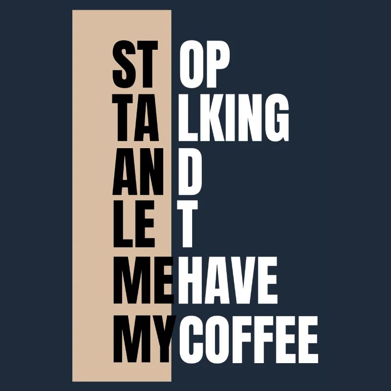 Stop talking – need coffee first