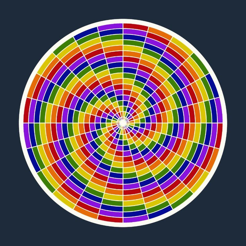 Conception d’art en spirale colorée