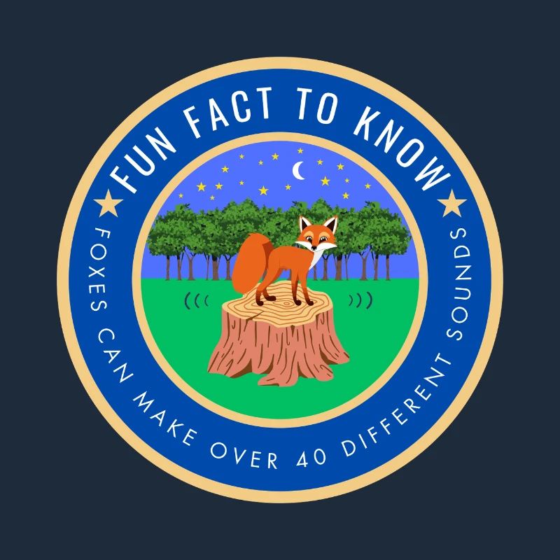 Foxes can make over 40 different sounds
