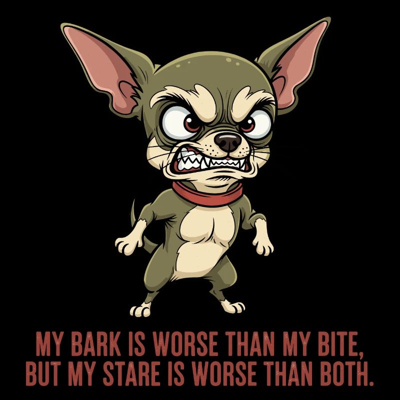 My barking, bite and look