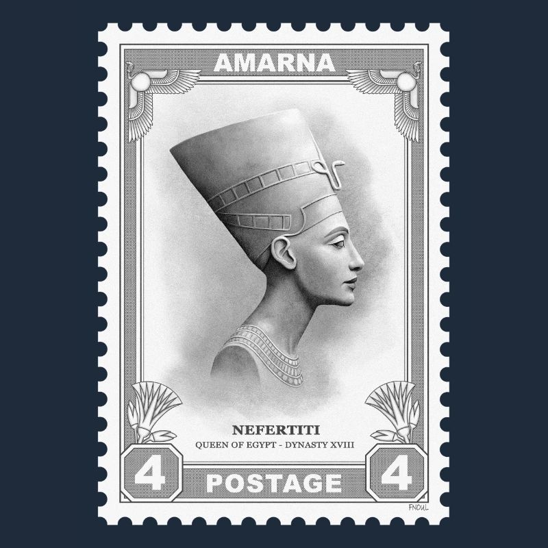 Nefertiti Stamp