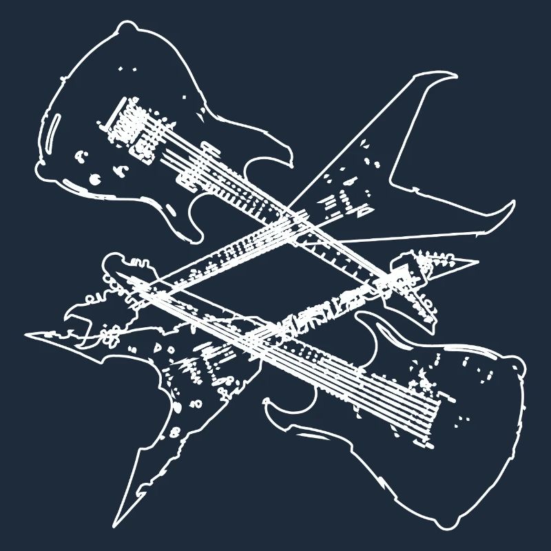 Conception de composition de guitares électriques