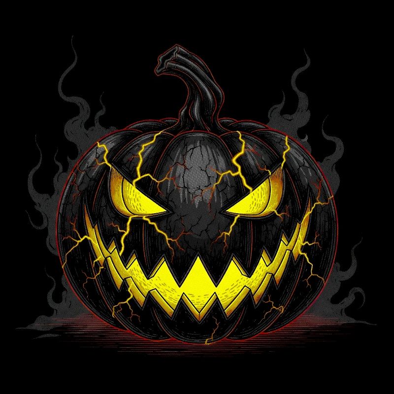 Evil Lightning Pumpkin