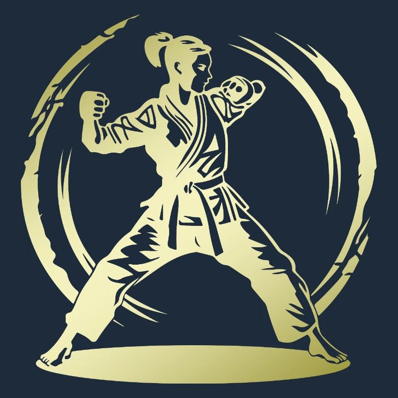 Karate Silhouette Fighter