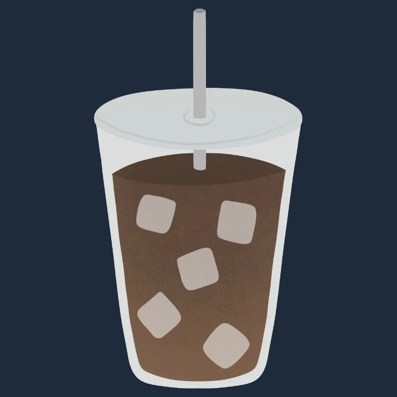 Iced Coffee Cube Pattern