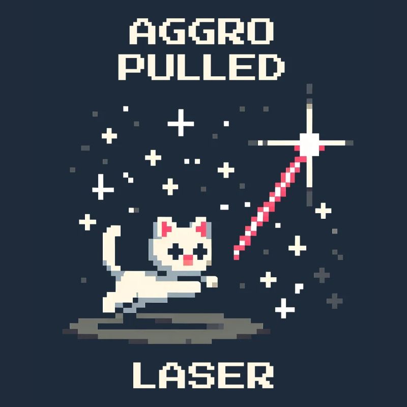 Aggro dessiné : Laser | L’instinct du chat