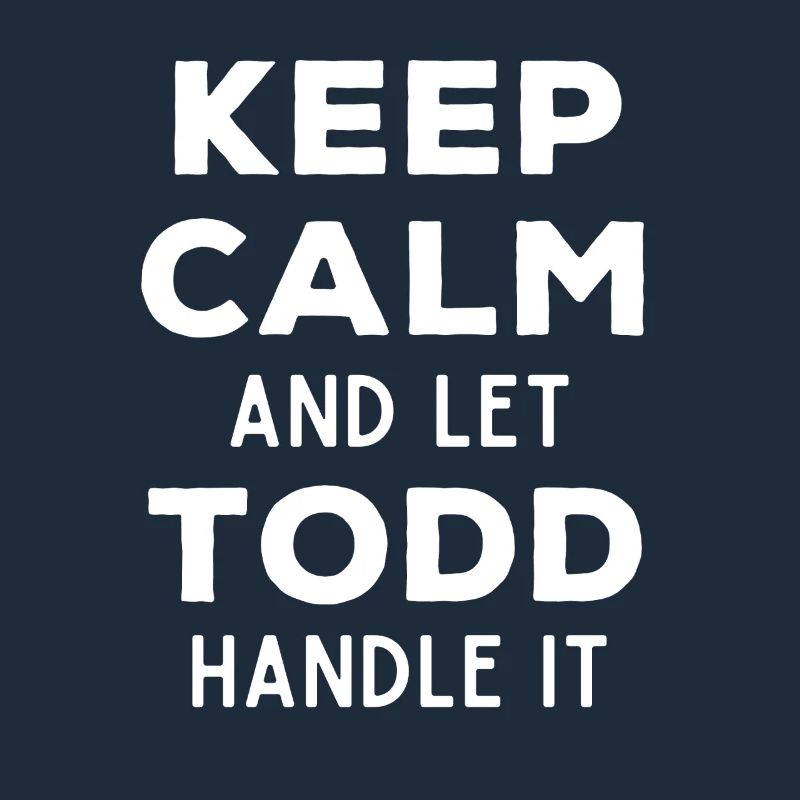 Keep Calm Lass Todd das regeln Lustiger Spruch