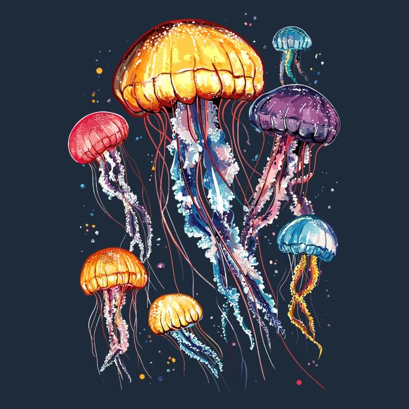 Méduse Méduse de feu Méduse Méduse mignonne