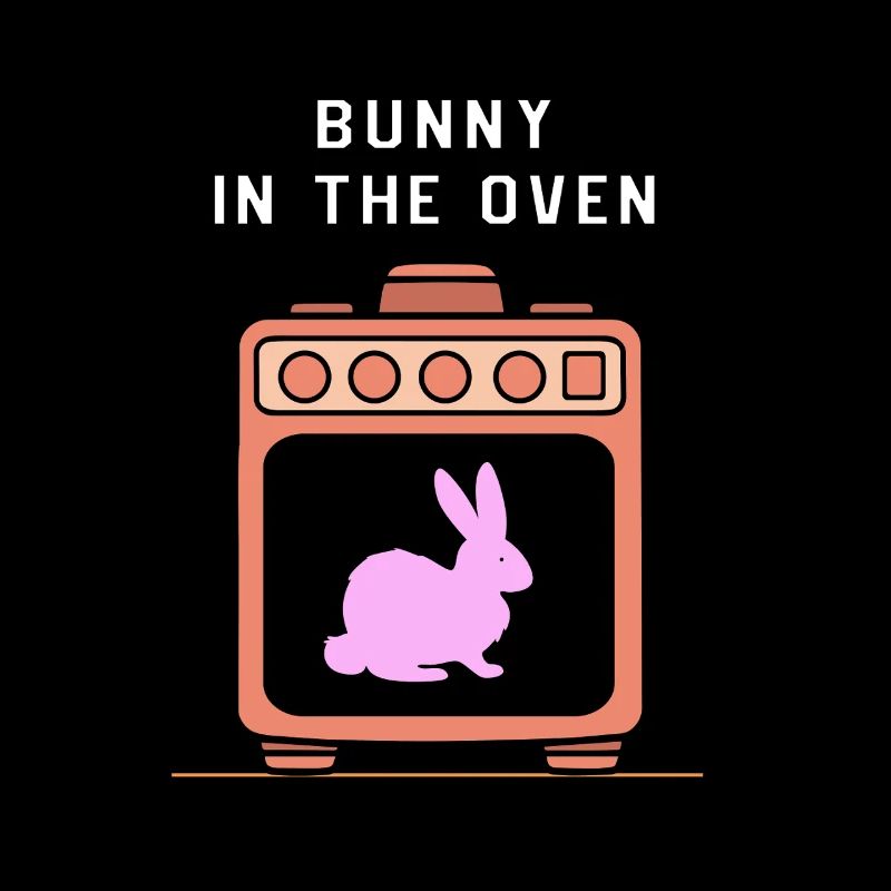 Werdende Mutter Ostern Gender Reveal