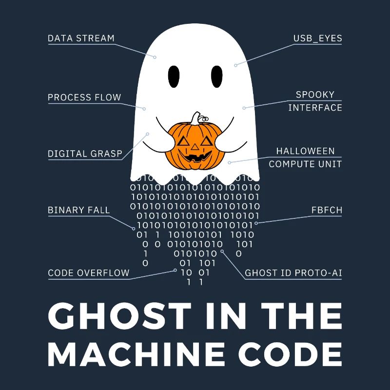 Codeur drôle, programmeur Halloween T-Shirt