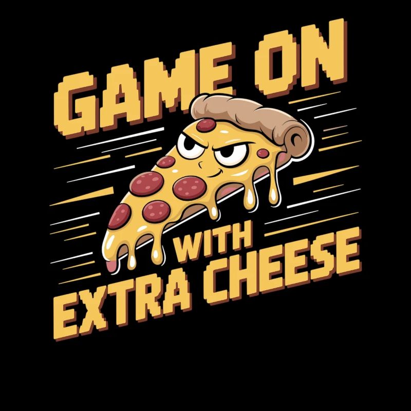 Camicia da gioco per pizza - Gioca con il formaggio extra