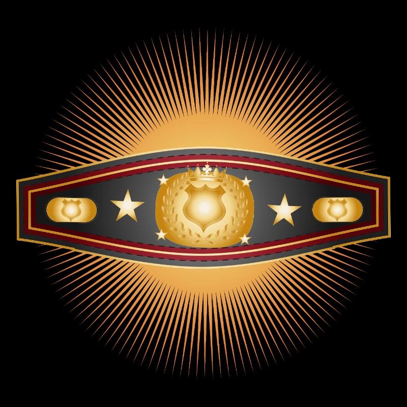 Strahlender Box-Gürtel – Champion Design