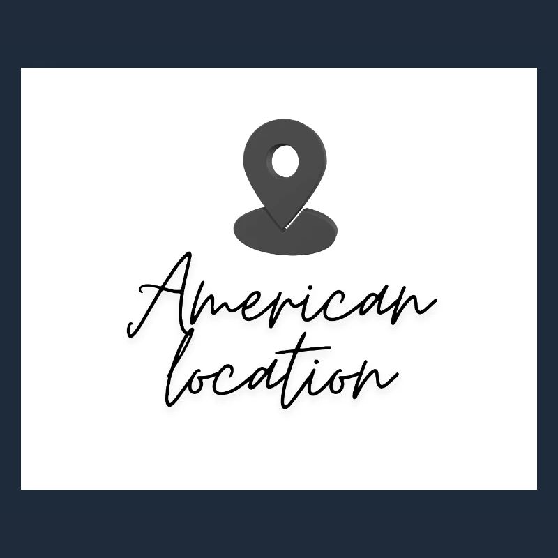 Épingle de localisation américaine