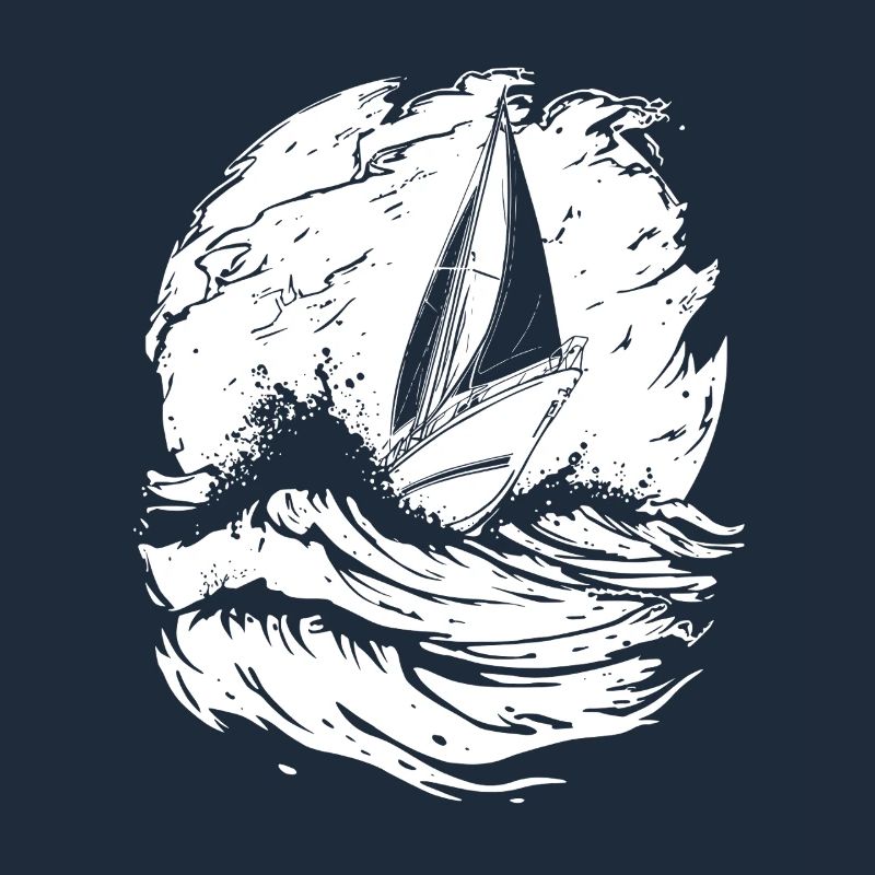 Sailing Boat Artwork Sailor