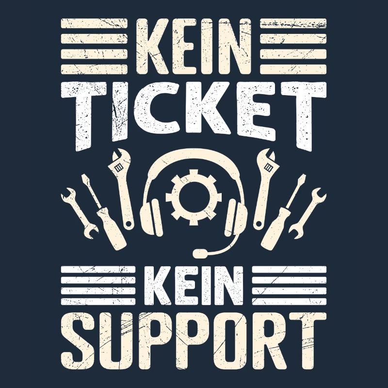 Nerd Computer NO TICKET NO SUPPORT FUNNY