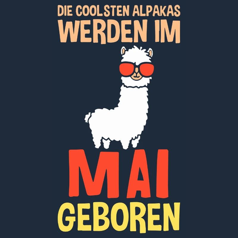 May Birthday Alpaca Saying Funny