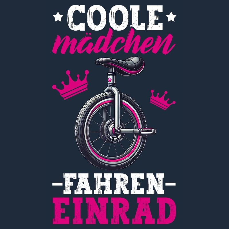 Coole Mädchen Fahren Einrad