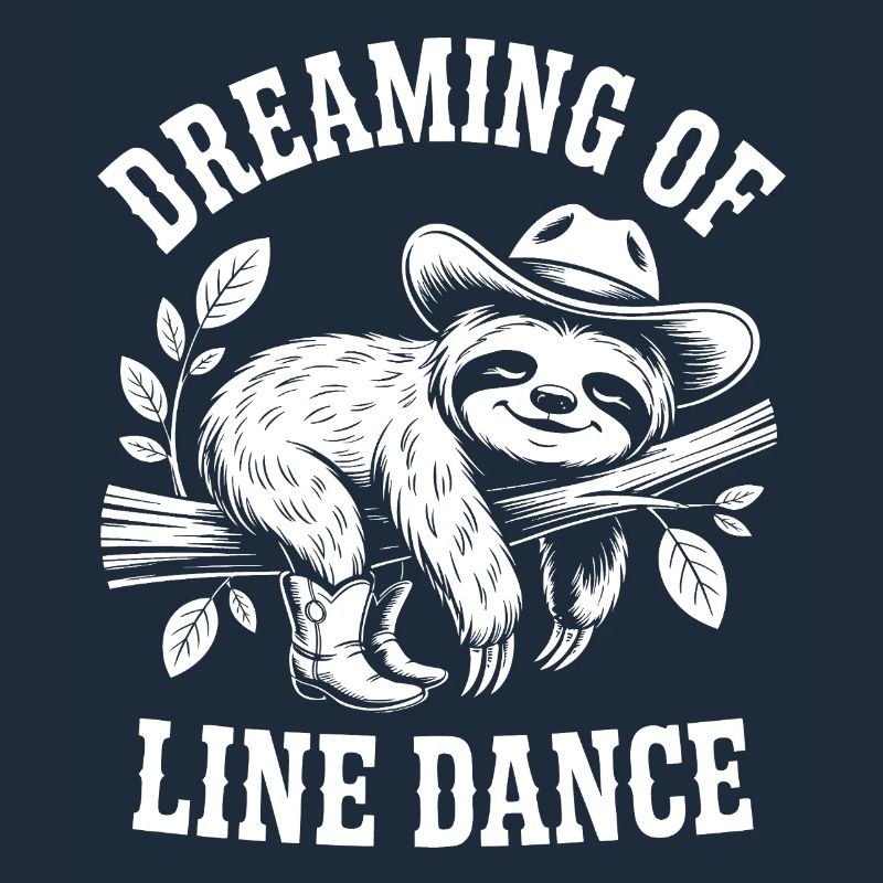 Dreaming sloth doing line dancing