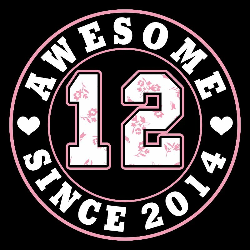 12th Birthday Awesome since 2014 Gift Idea