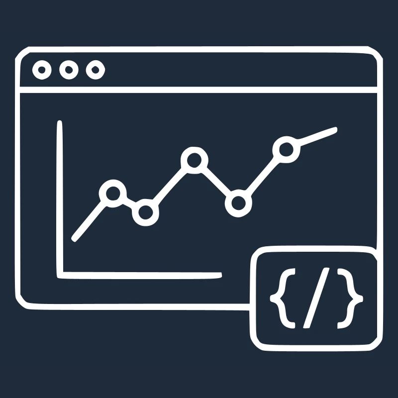 Web Analysis Chart Coding Browser Vector