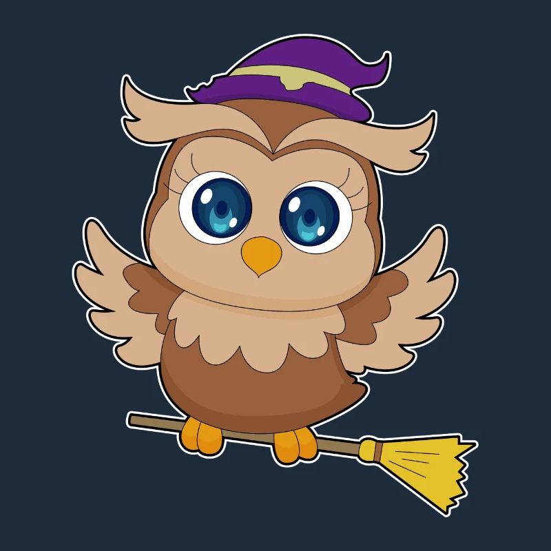 Eule Halloween Hexe