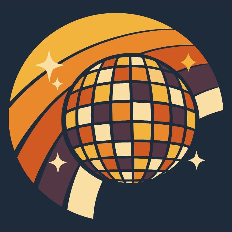 Discokugel Retro Party 80er Geschenk
