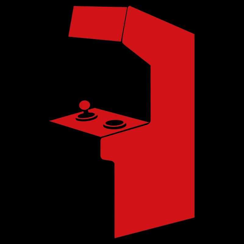 Game: Retro Arcade Art in Red