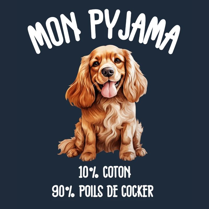 Cocker Spaniel Hundehaar-Pyjamas