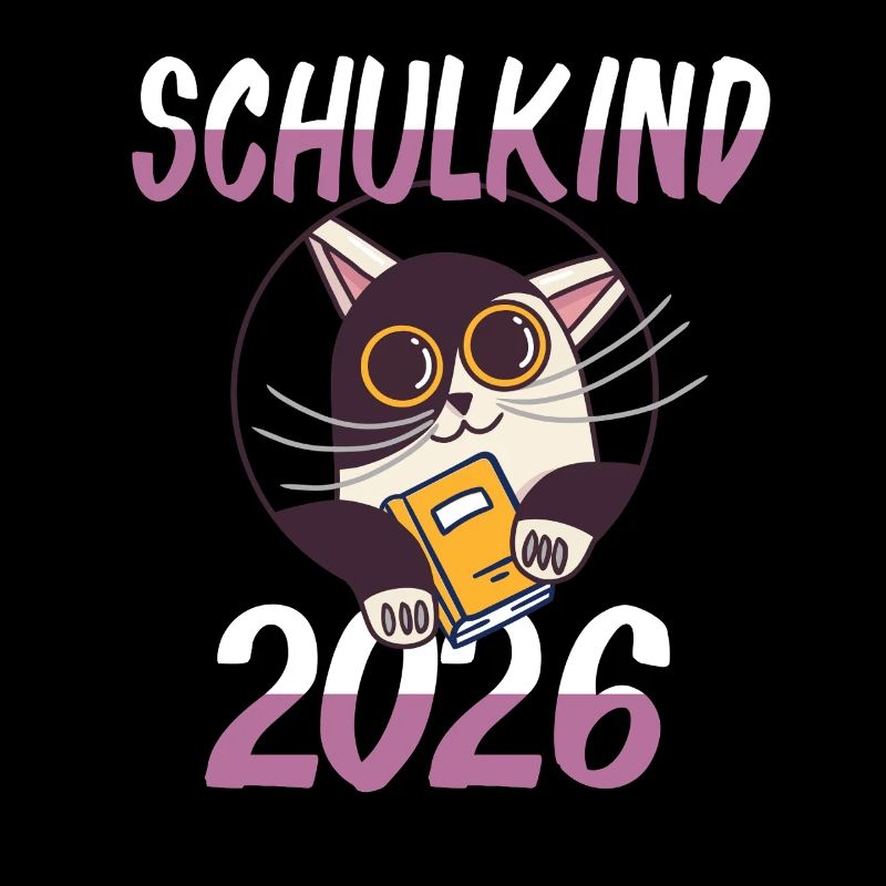 Enfant d’école 2026 Chat amoureux de chat