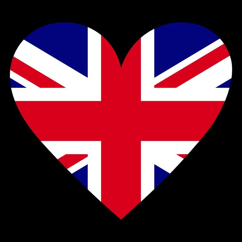 Heart Flag Great Britain