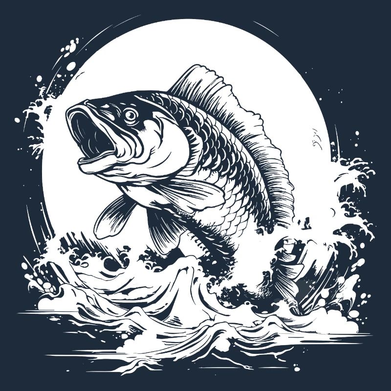 Dessin de pêche