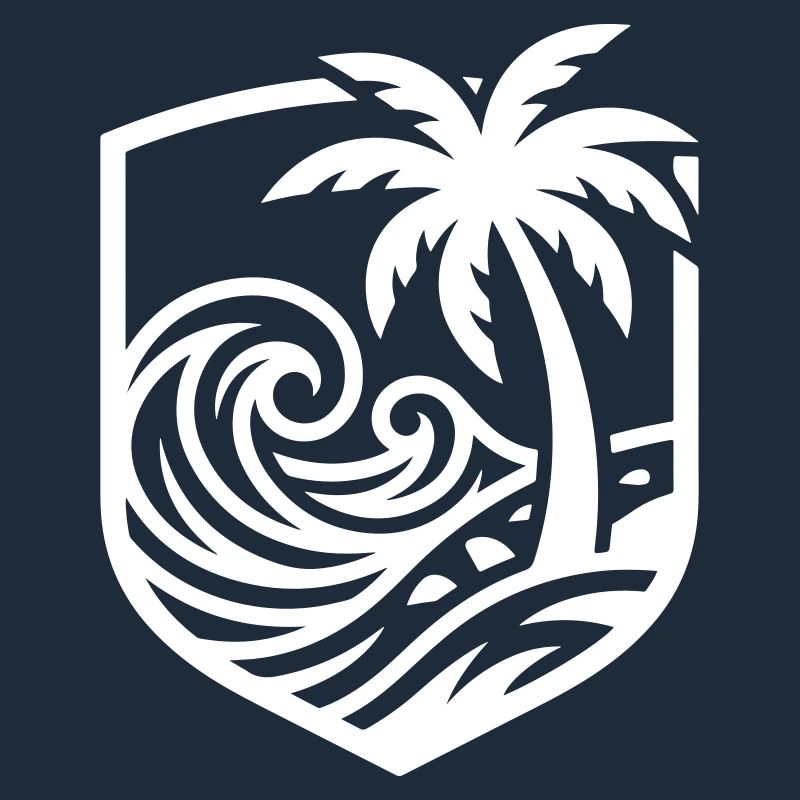 Palm Trees Beach Ocean