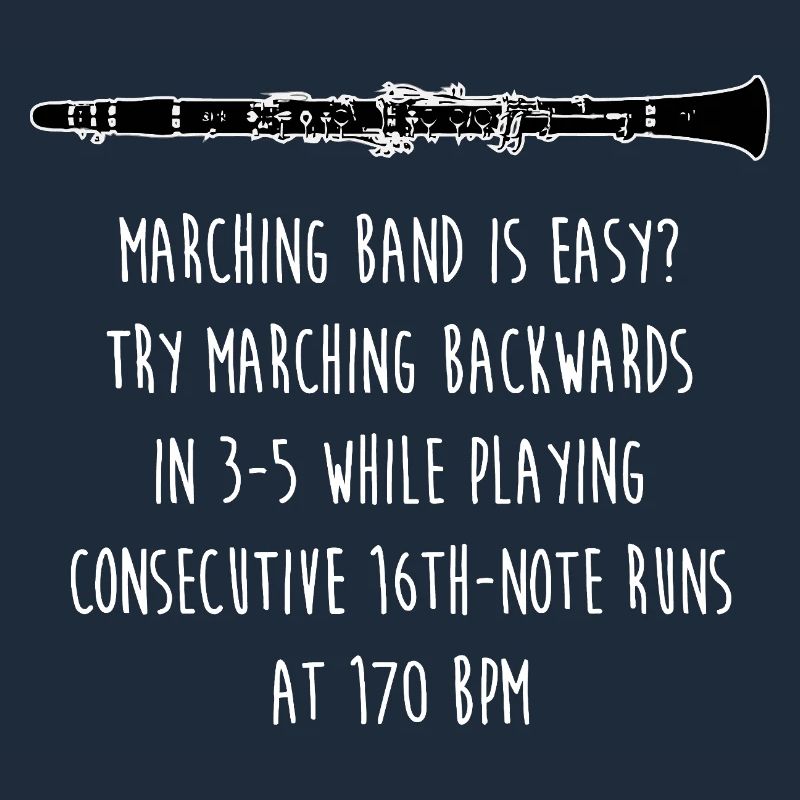 Backward Cadence Marching Tee