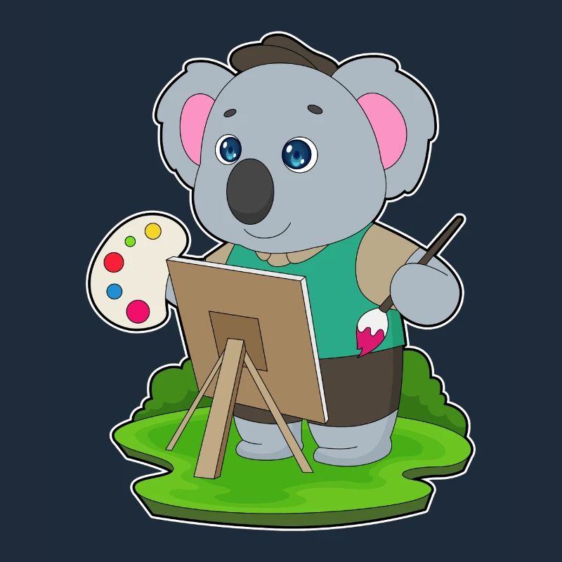 Koala Maler Pinsel Malen