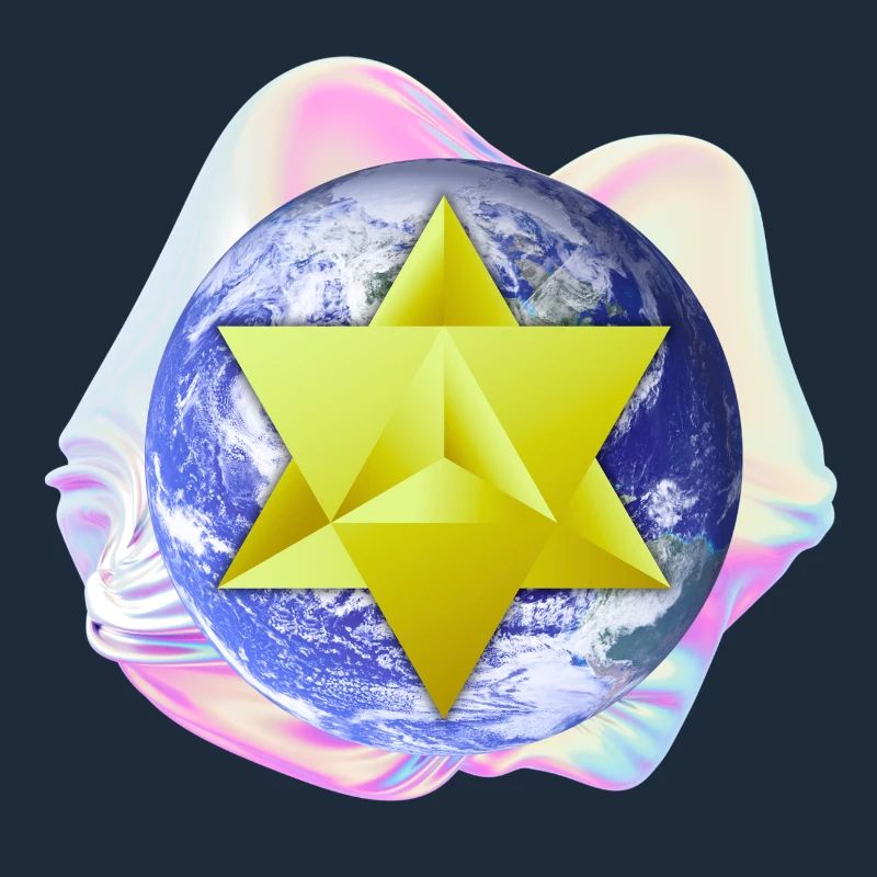 Surreal Merkaba Earth