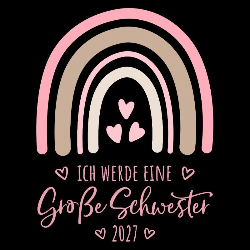 Ich werde eine Große Schwester 2027 Regenbogen