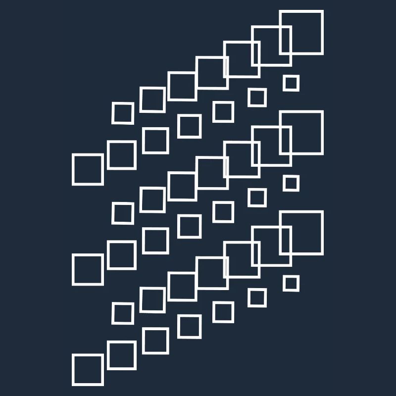 Geometric Square Cascade