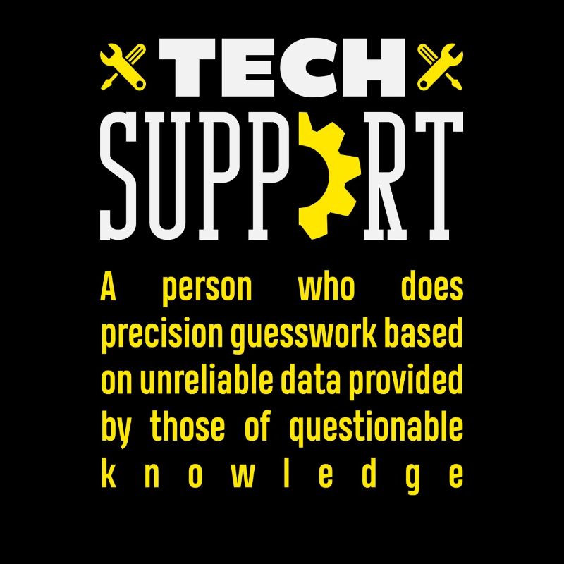 Définition du support technique : Précision des suppositions