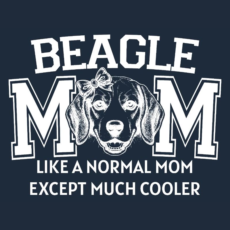 Maman Beagle Amatrice de chien Art mignon de chiot
