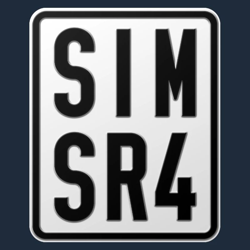 Simson SR4 Moped Kennzeichen