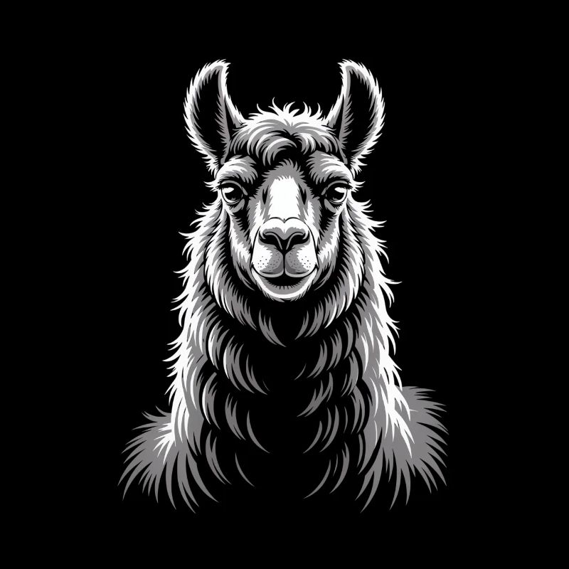 Llama Portrait