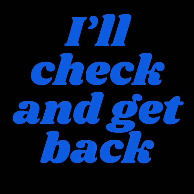 I'll check and get back