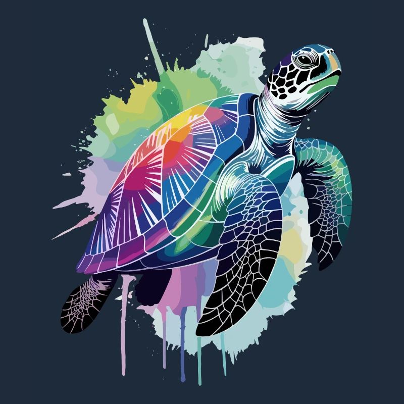 Sea turtle, turtle, water turtle
