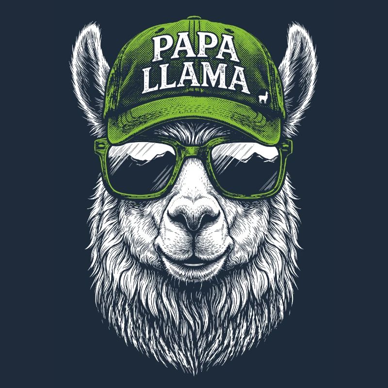 Conception de la casquette Papa Llama