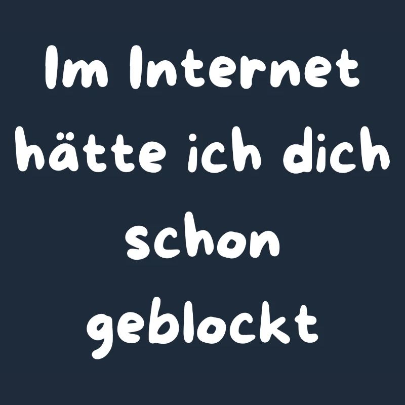 Schon geblockt Netz Meme Text